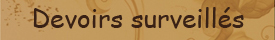 Devoirs surveillés